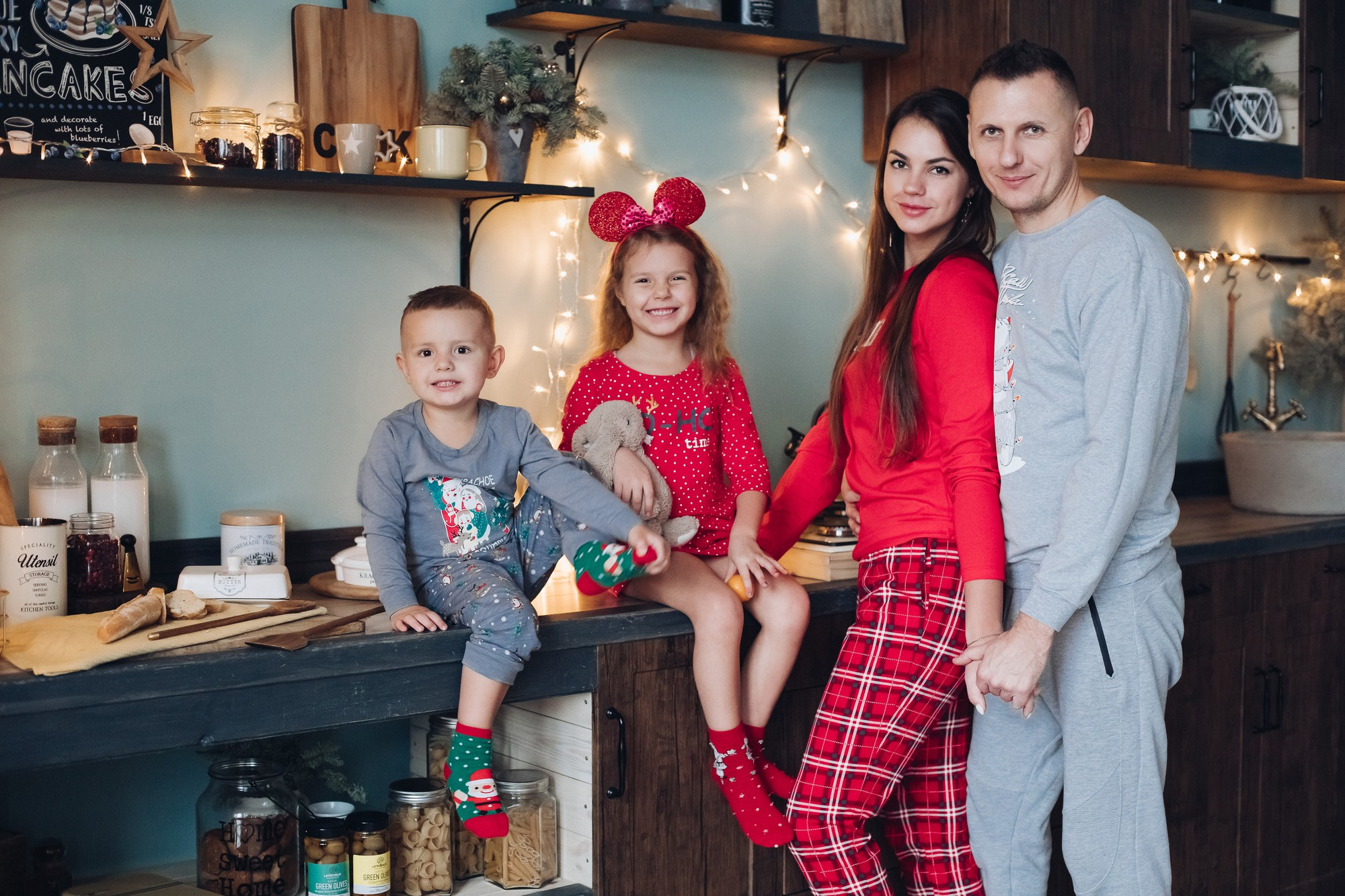 Pijamas para la familia